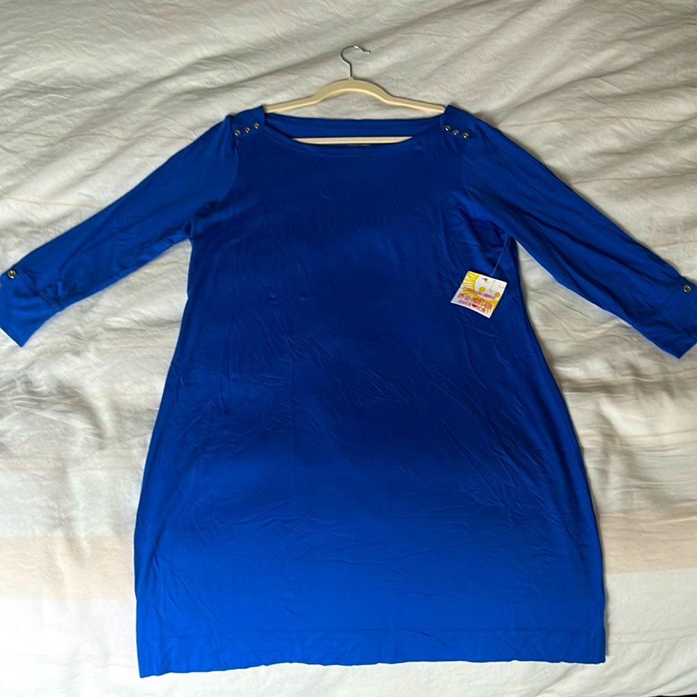 WITH TAGS! Lilly Pulitzer Blue summer dress in Size XL